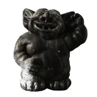 Picc-A-Dilly Ear 3"H Fiber Stone Indoor/Outdoor Garden Statue