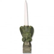 Brent Max Candleholder Fiber Stone Indoor/Outdoor Garden Statue