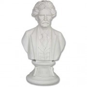 Mark Twain 18 in. Fiberglass Resin Indoor/Outdoor Garden