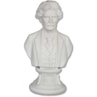 Mark Twain 18 in. Fiberglass Resin Indoor/Outdoor Garden