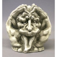 Screaming Gargoyle - Fiberglass Resin - Indoor/Outdoor Garden Statue
