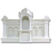 Altar (Top) 10.5wx9dx22in. High dome - Lightweight Fiberglass Resin - Outdoor Statue