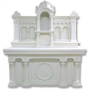 Altar Grand 75in. (Top & Bottom) - Lightweight Fiberglass Resin - Outdoor Statue