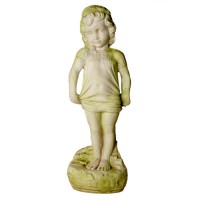 Curtsey Girl Fiberglass Resin Indoor/Outdoor Garden