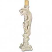 Dragon Climbing Candlestick Fiberglass Resin Indoor/Outdoor Garden Statue