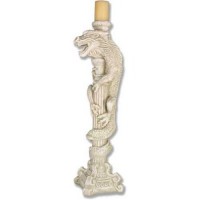 Dragon Climbing Candlestick Fiberglass Resin Indoor/Outdoor Garden Statue