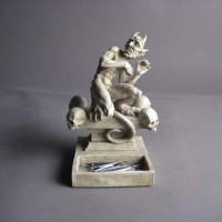 Desk Demon 6.5in. - Fiberglass Resin - Indoor/Outdoor Garden Statue Desk Demon 6.5in. - Fiberglass Resin - Indoor/Outdoor Garden Statue