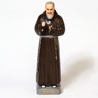 Padre Pio 22 In. - Lightweight Fiberglass Resin - Indoor/Outdoor Statue/Sculpture