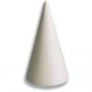 8in. Tall Cone - Fiberglass Resin - Indoor/Outdoor Statue/Sculpture
