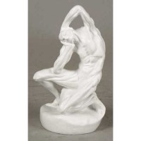 Anatomy Of Man Lean 11in. High - Fiberglass Resin - Outdoor Statue