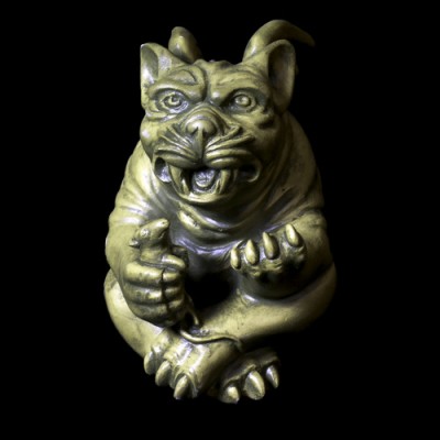Mouse Catcher Gargoyle 8in. - Fiberglass - Indoor/Outdoor Statue -  - F69983