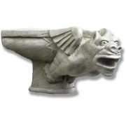 Gargoyle - Throp Wall Mount - Fiberglass Resin - Indoor/Outdoor Statue