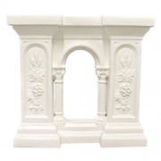 CHURCH RAILING ENDING 29" Lightweight Fiberglass Resin Indoor/Outdoor Church Statuary