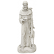 St. Francis petting Deer Fiberglass Indoor/Outdoor Garden -  - F2331
