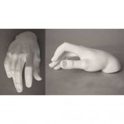 Male Right Hand 11in. Wide - Fiberglass Resin - Indoor/Outdoor Statue