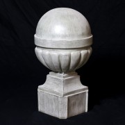 Palla Finial 21in. Fiberglass Resin Indoor/Outdoor Garden