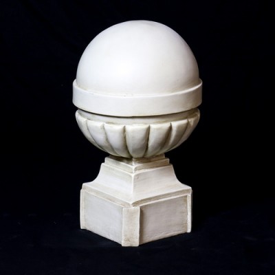 Palla Finial-14in. Fiberglass Indoor/Outdoor Garden -  - F7595