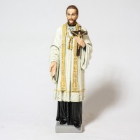 Saint Francis Xavier 26.5in. - Lightweight Fiberglass Resin - Outdoor Statue
