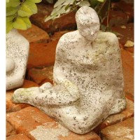 Abstract 2 (Rh) 8.5in. High - Fiberglass Resin - Outdoor Statue