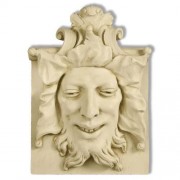 Leafman / Natures Spirit / Heckling Green Man 15in. - Fiberglass Resin Wall Plaque Leafman / Natures Spirit / Heckling Green Man 15in. - Fiberglass Resin Wall Plaque