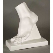 Large Foot Sculpture 12in. - Fiberglass Resin - Indoor/Outdoor Statue