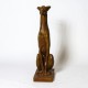 Whippet Dog On Base 30in. - Fiber Stone Resin - Indoor/Outdoor Statue -  - FS8466