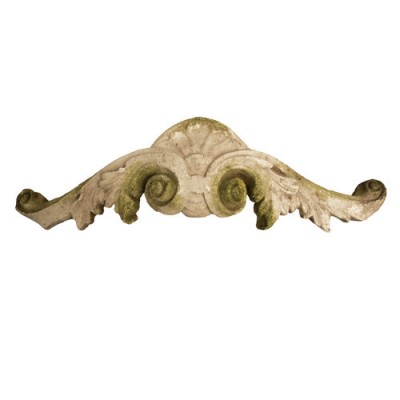 Wood Scroll Home Accent Fiber Stone Resin Outdoor Statue/Sculpture -  - FS3001