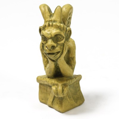 Spitting Gargoyle Small 6in. High - Fiberglass - Outdoor Statue -  - T337