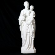 Saint Joseph And Child 49in. High  Lightweight Fiberglass Resin Indoor/Outdoor Garden