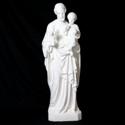 Saint Joseph And Child 49in. High  Fiberglass Indoor/Outdoor Garden -  - F9028