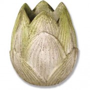 Rosebud (Open) 17in. Fiberglass Resin Indoor/Outdoor Garden / Patio Statue