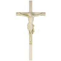 Large Corpus (Body Only) of Christ for Church Altar w/Cross Lightweight Fiberglass Resin Statue