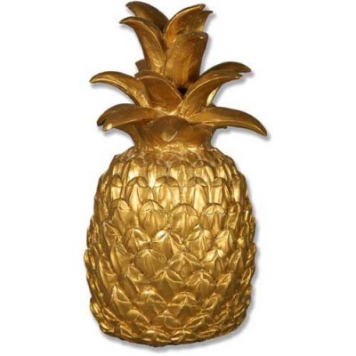 Pineapple Decoration 15in. Fiberglass Indoor/Outdoor Statue -  - F7042