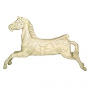 English Carousel Horse 28in. Fiberglass Resin Indoor/Outdoor Statue