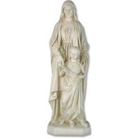 Saint Anne / Child 50in. Lightweight Fiberglass Resin Indoor/Outdoor Church Statuary