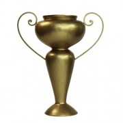 Abraham Urn W/Iron Handle 36 Fiberglass Resin Indoor/Outdoor Garden / Patio Statue