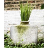 Perfume Vase Rectangle 21X22 Fiberglass Resin Indoor/Outdoor Garden / Patio Statue