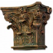 Corinthian Pilaster Top - Small - Fiberglass Resin - Outdoor Statue Corinthian Pilaster Top - Small - Fiberglass Resin - Outdoor Statue