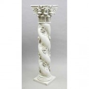 Twisted Rose Stand Pedestal Statue Display Base/Riser 39in. Lightweight Lightweight Fiberglass Resin