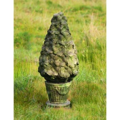 Empire Topiary - 21in. Fiber Stone Resin Indoor/Outdoor Garden Statue -  - FS00390
