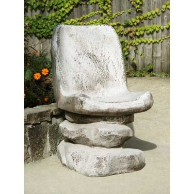 Desert Chair 32 In. Fiber Stone Resin Indoor/Outdoor Statue/Sculpture -  - FS7975