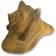 Deep Seashell 36in. Fiberglass Resin Indoor/Outdoor Garden Statue