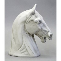Horse Head 13in. Fiberglass Resin - Indoor/Outdoor Statue/Sculpture Horse Head 13in. Fiberglass Resin - Indoor/Outdoor Statue/Sculpture