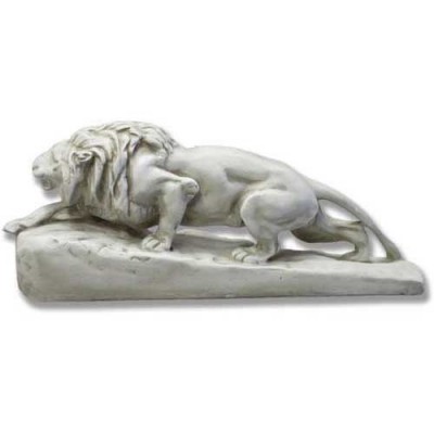 Crouching Lion 19in. Fiberglass - Indoor/Outdoor Garden Statue -  - DC391