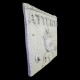 Beware Of Cat Plaque Fiber Stone Resin In/Outdoor Wall Mount Statue -  - FS59212