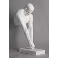 Olympic Hammer Thrower 24in. Fiberglass Resin Indoor/Outdoor Statue
