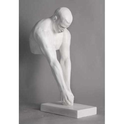 Olympic Hammer Thrower 24in. Fiberglass Indoor/Outdoor Statue -  - FDS311