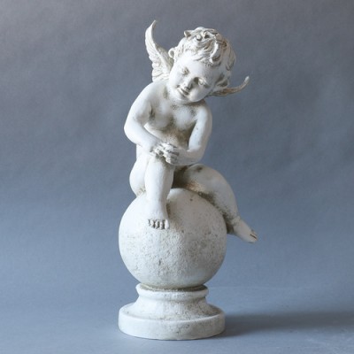 Toni Cherub Angel Fiber Stone Resin Indoor/Outdoor Statue/Sculpture -  - FSP2808A