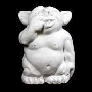 Picc - A - Dilly Nose 15in. High - Fiberglass Resin - Outdoor Statue
