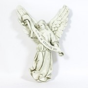 Gloria In Excelsis Deo (Wall) Lightweight Fiberglass Resin Indoor/Outdoor Statue